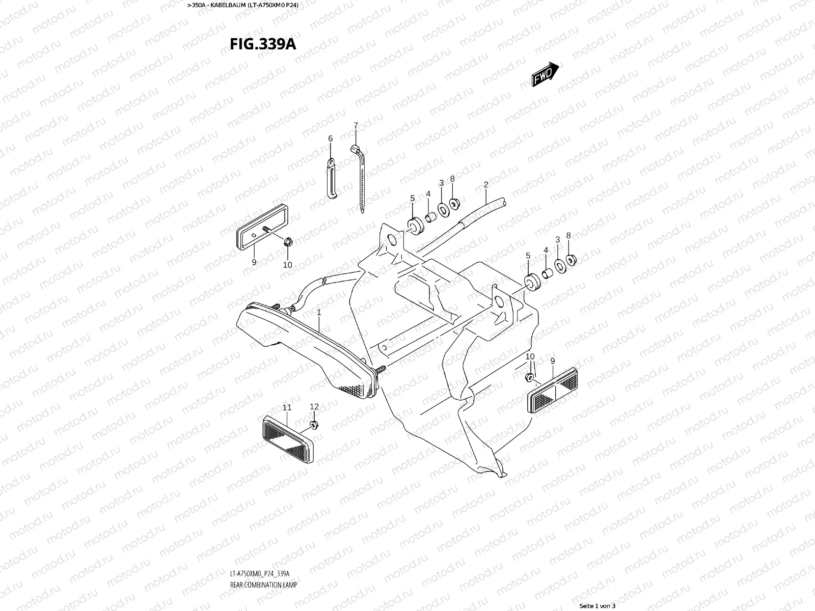 350A - WIRE HARNESS (LT-A750XM0 P24)