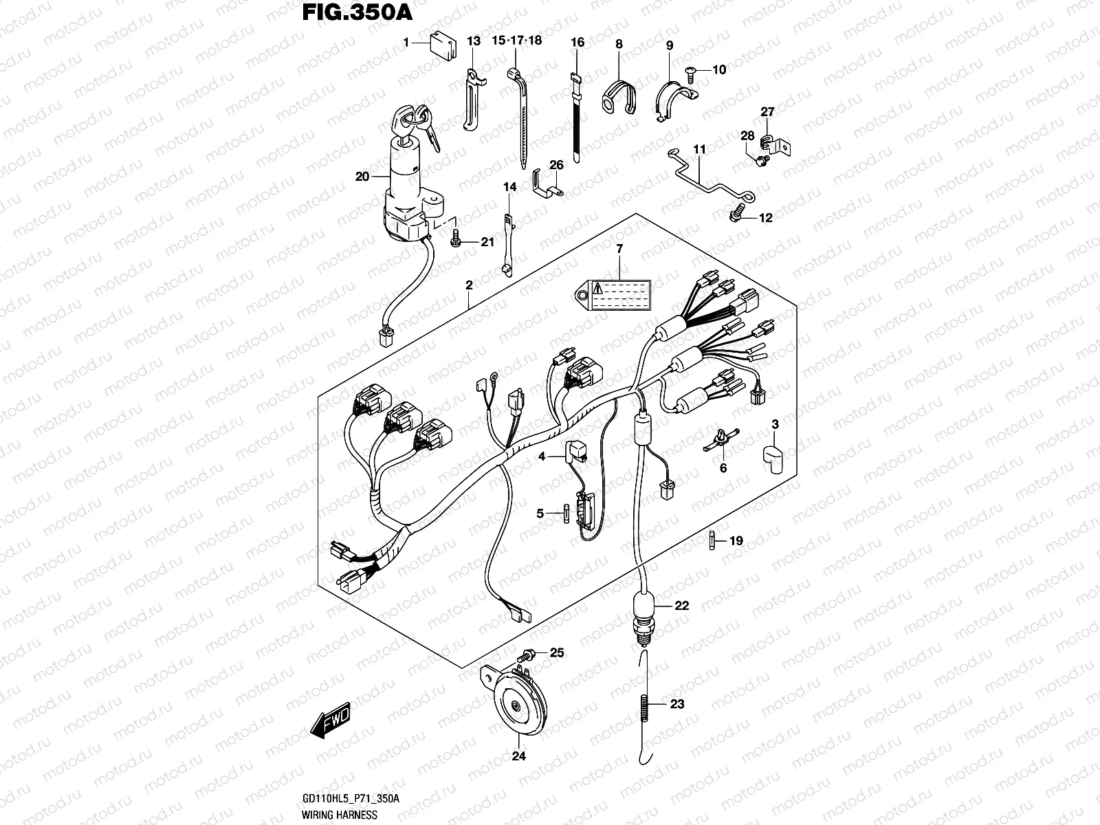 350A - WIRING HARNESS