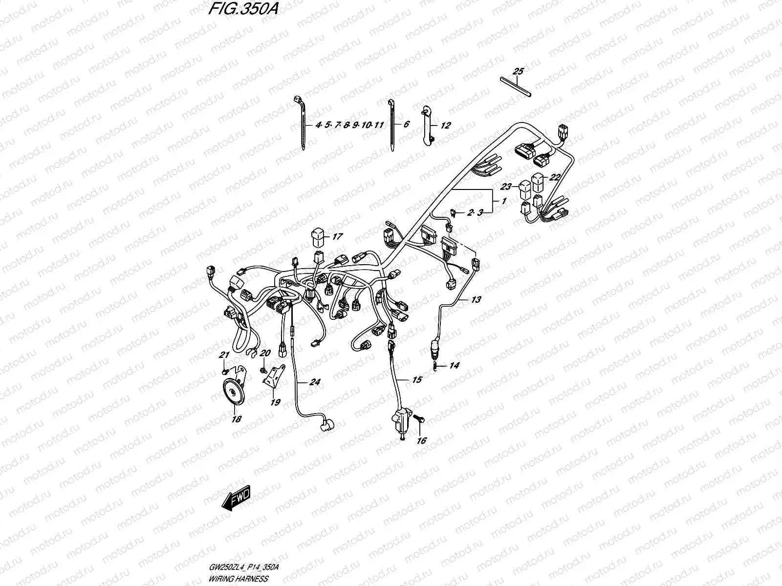 350A - WIRING HARNESS