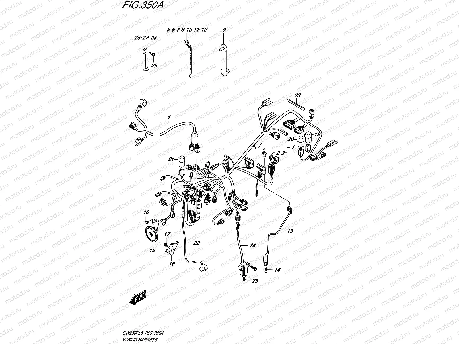 350A - WIRING HARNESS