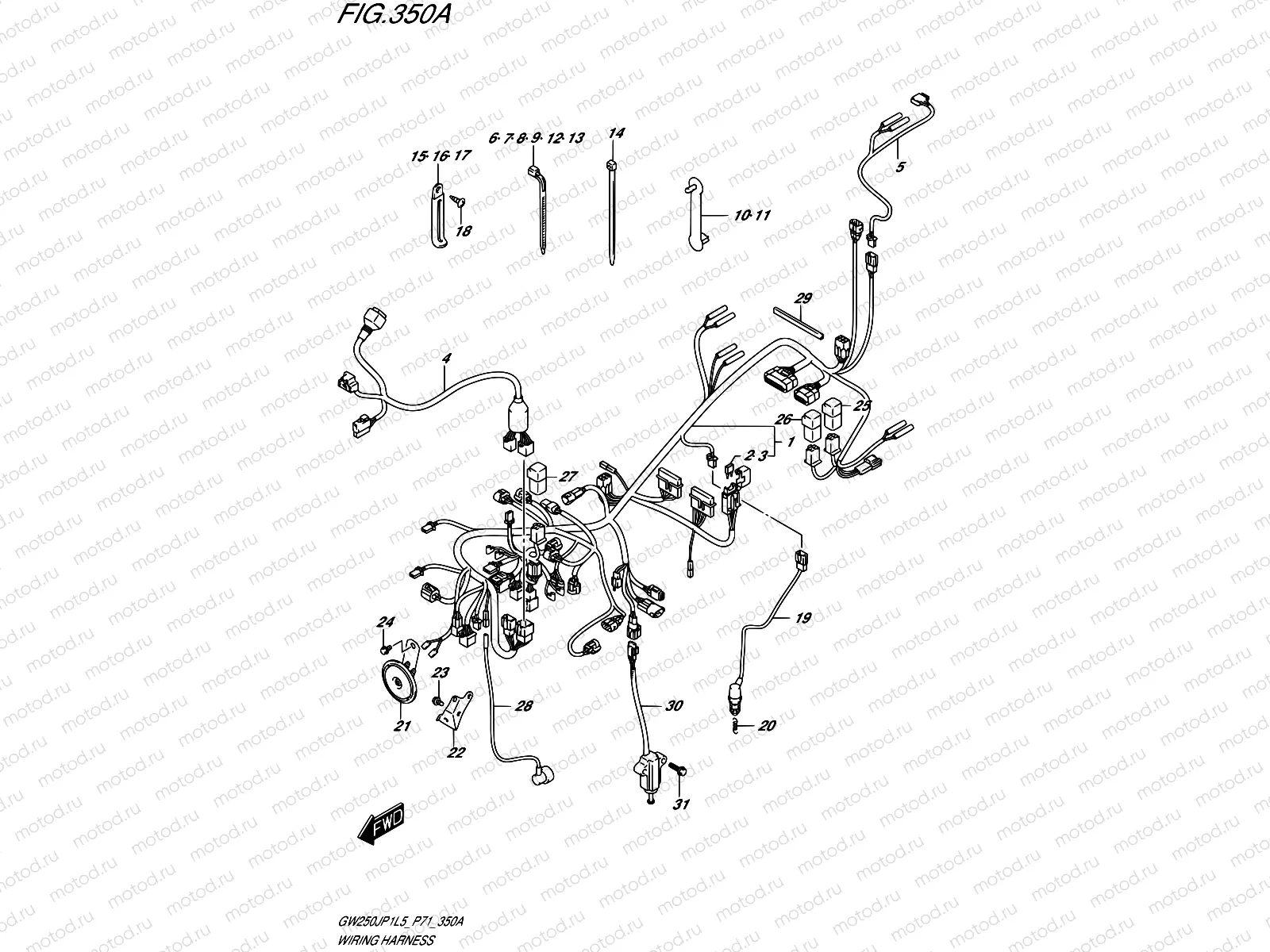 350A - WIRING HARNESS