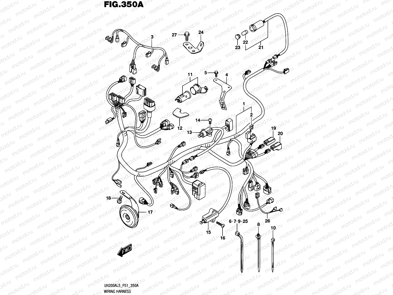 350A - WIRING HARNESS