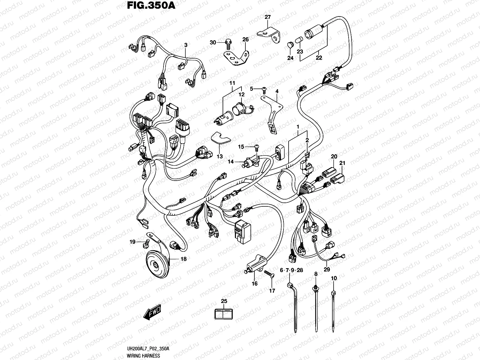 350A - WIRING HARNESS