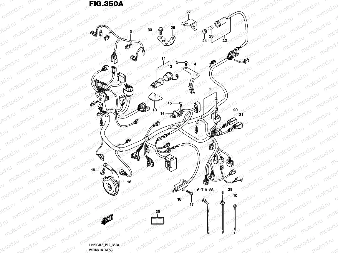 350A - WIRING HARNESS