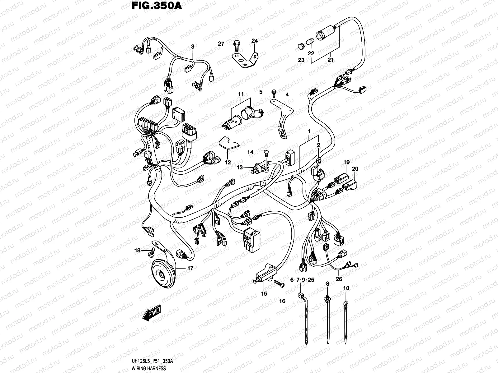 350A - WIRING HARNESS