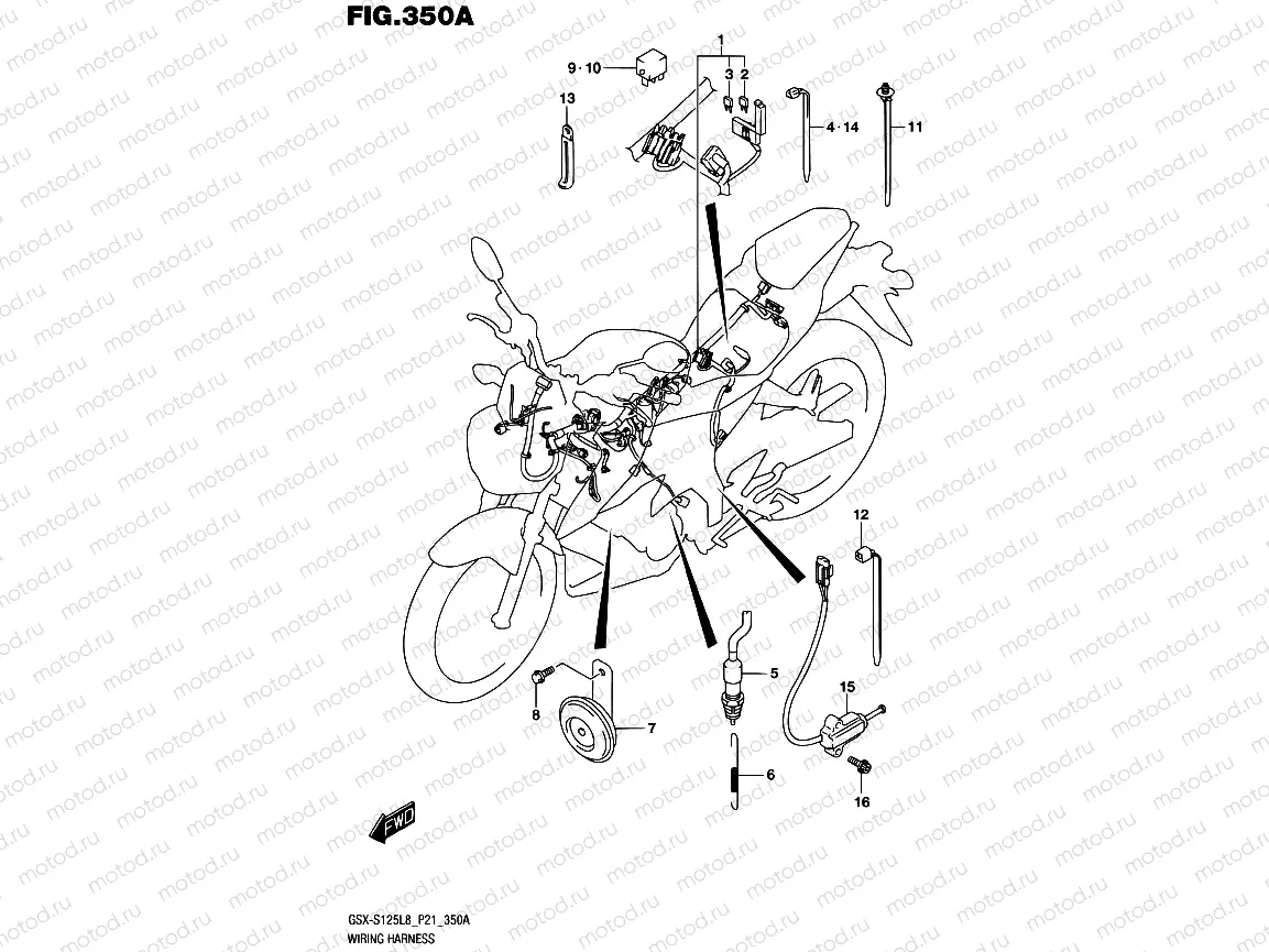 350A - WIRING HARNESS