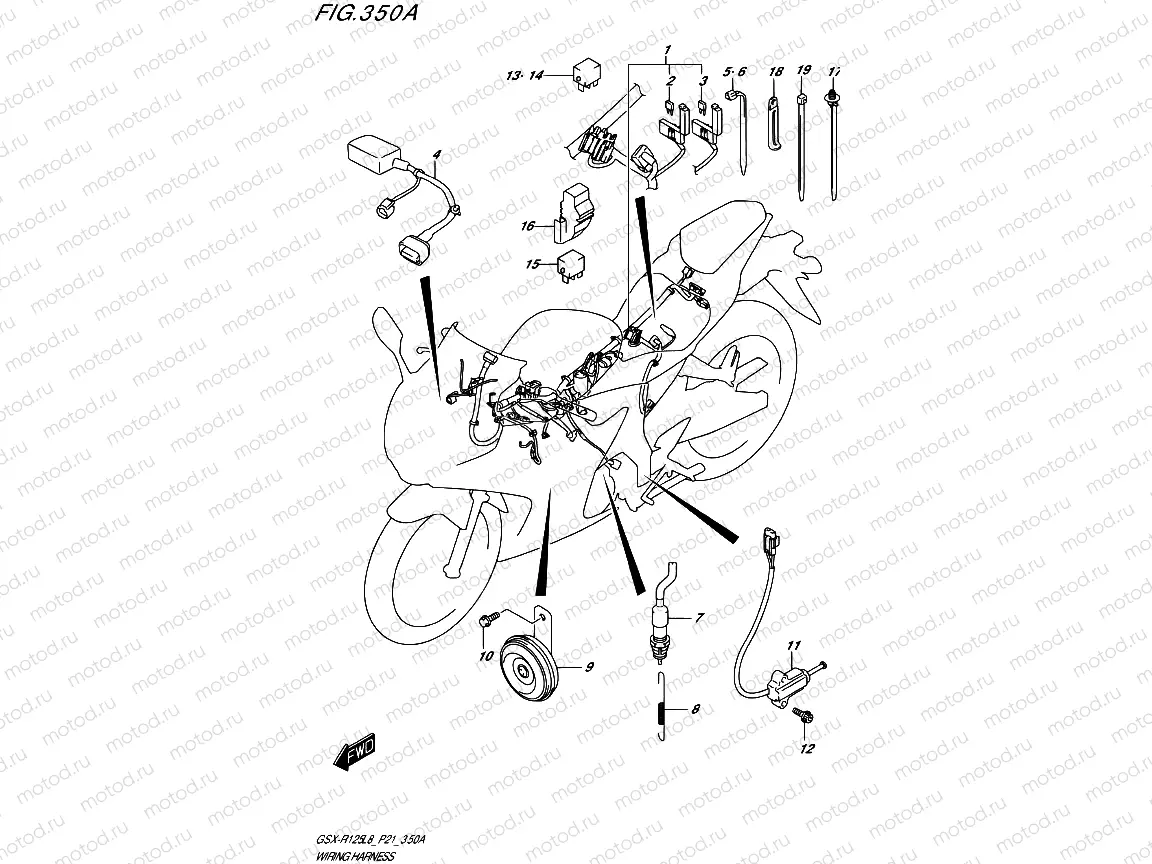 350A - WIRING HARNESS