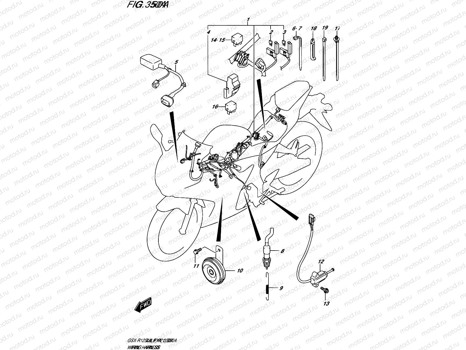 350A - WIRING HARNESS