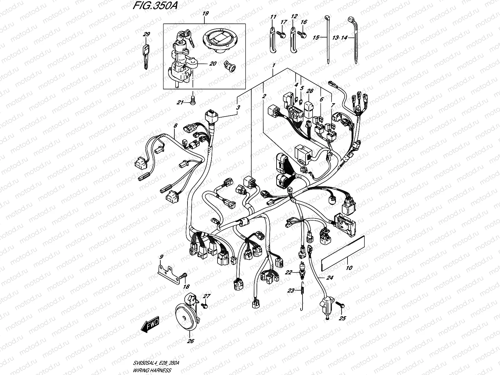 350A - WIRING HARNESS