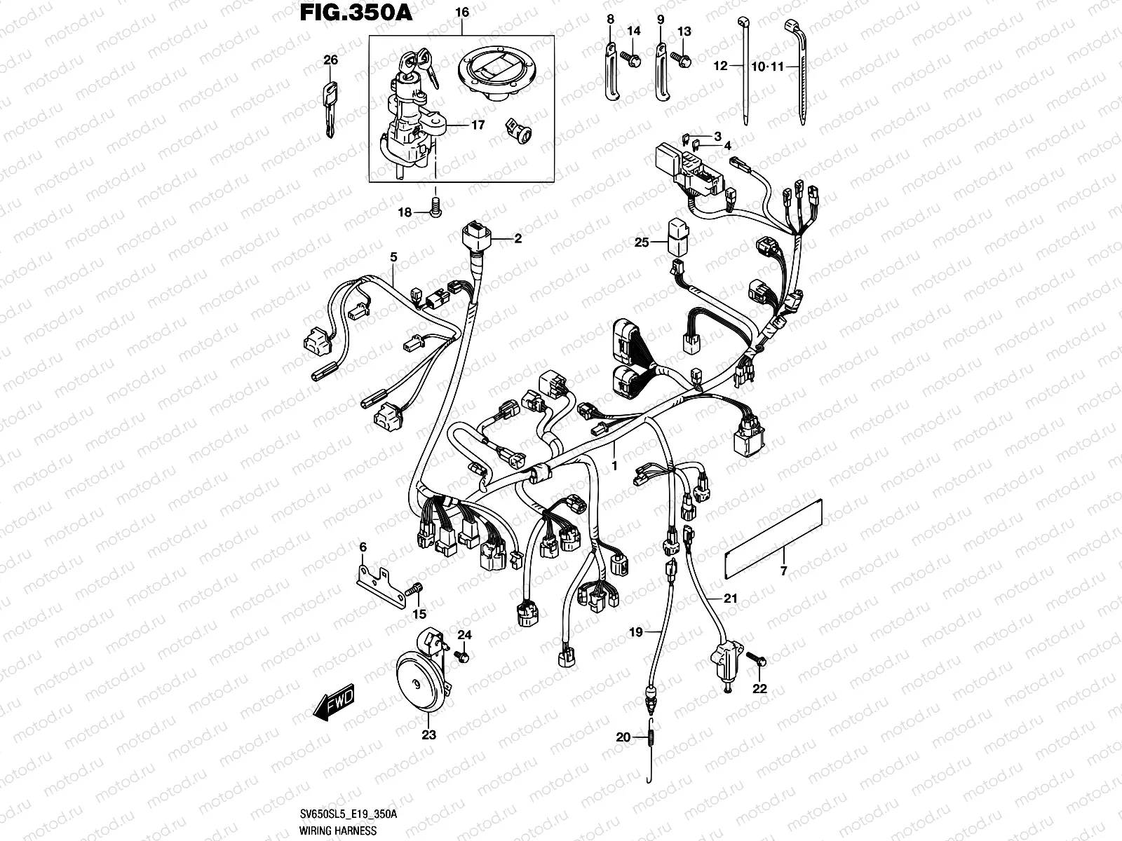 350A - WIRING HARNESS