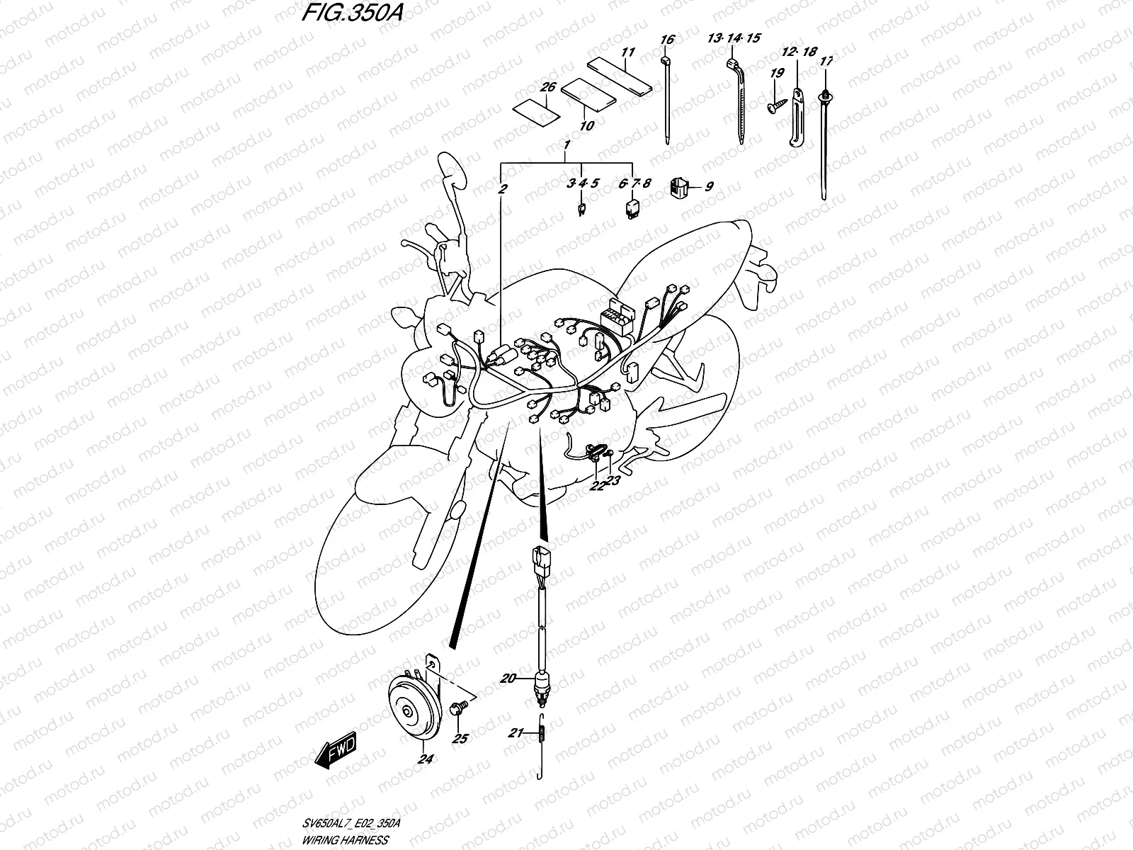 350A - WIRING HARNESS