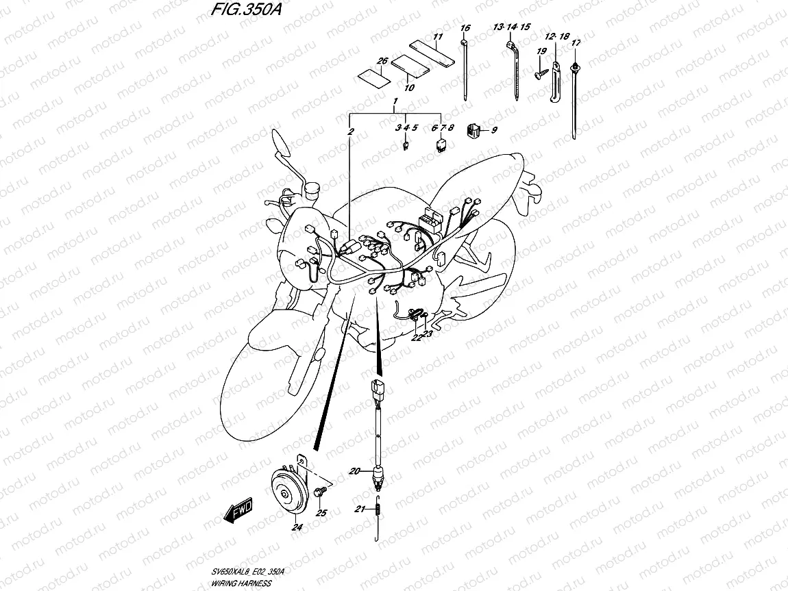 350A - WIRING HARNESS