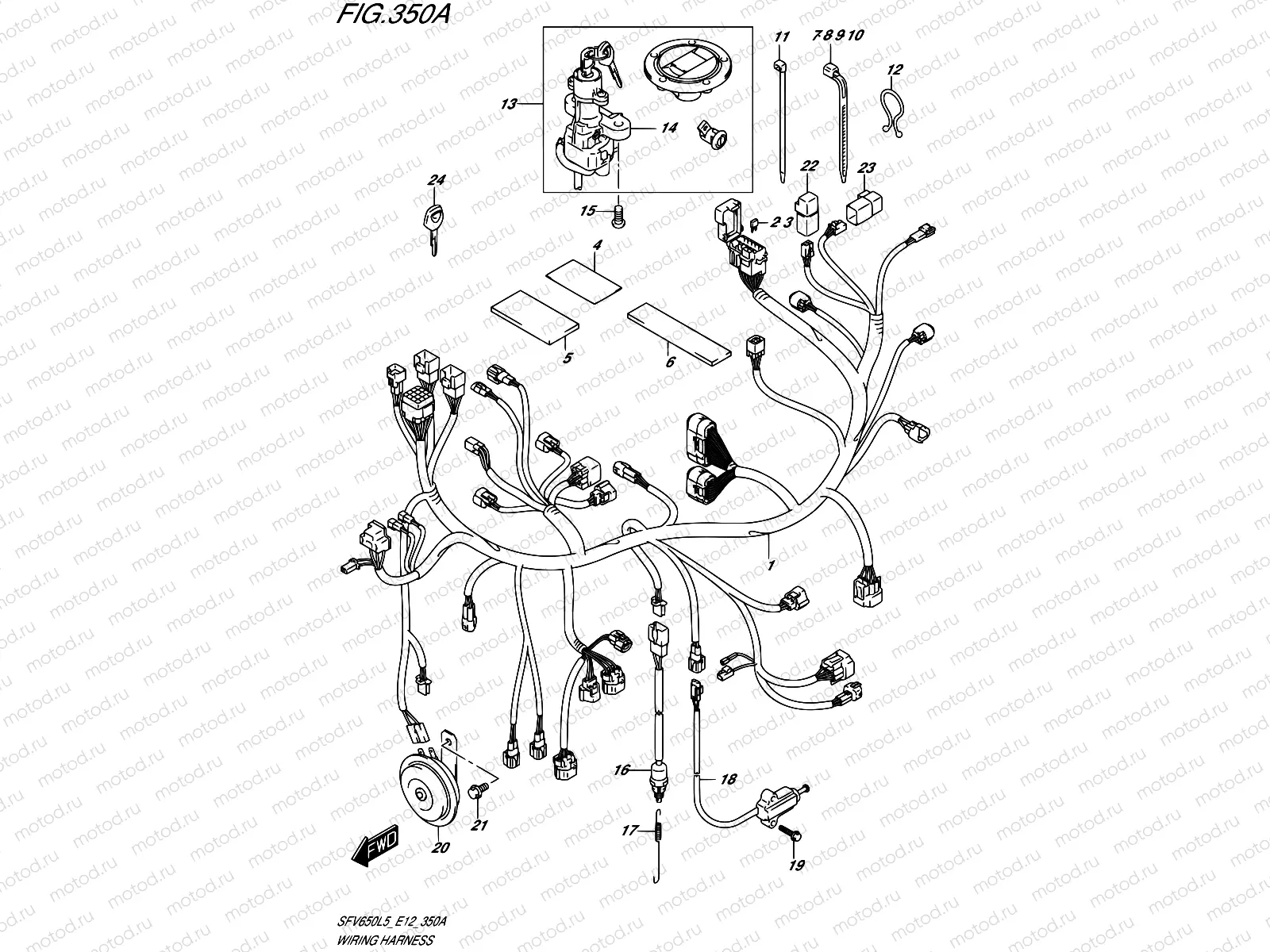 350A - WIRING HARNESS