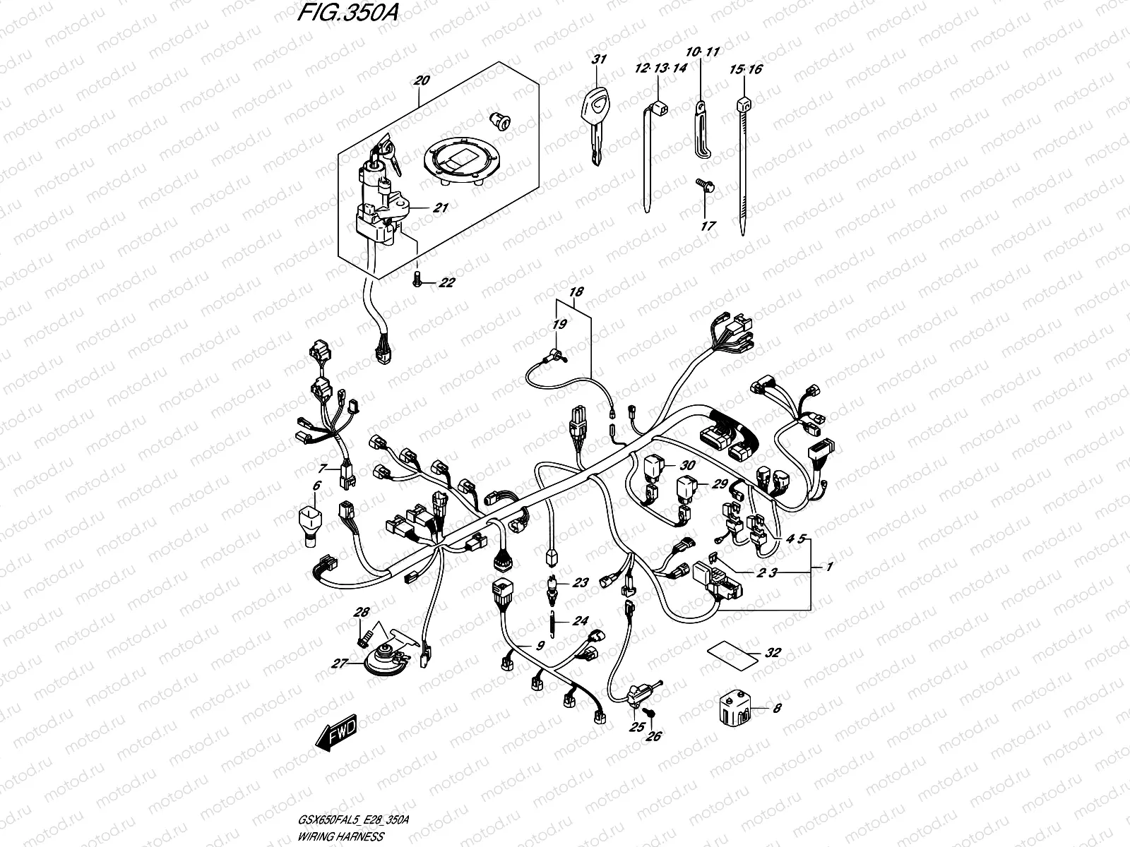 350A - WIRING HARNESS