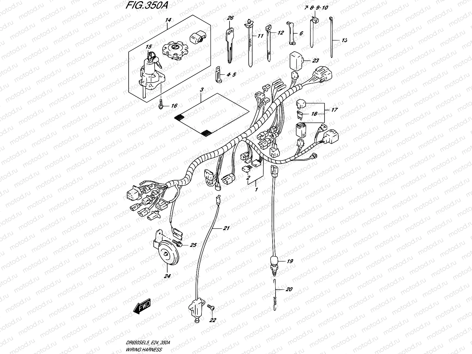 350A - WIRING HARNESS