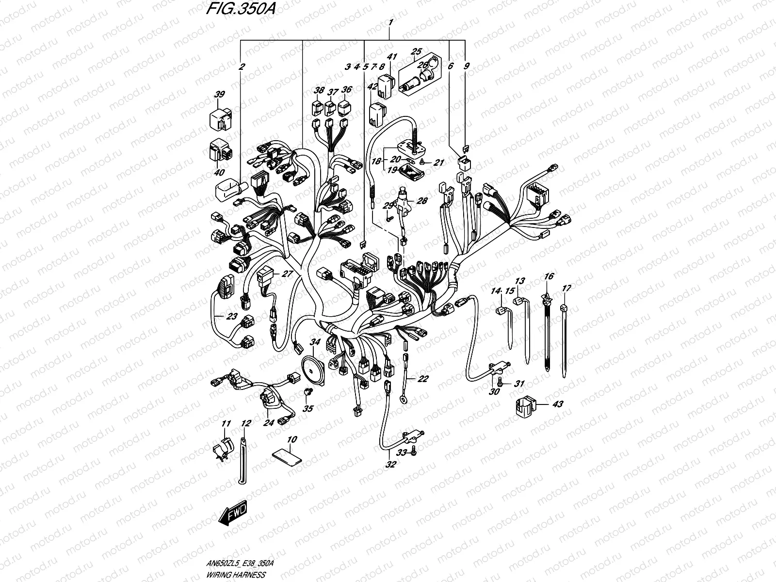 350A - WIRING HARNESS