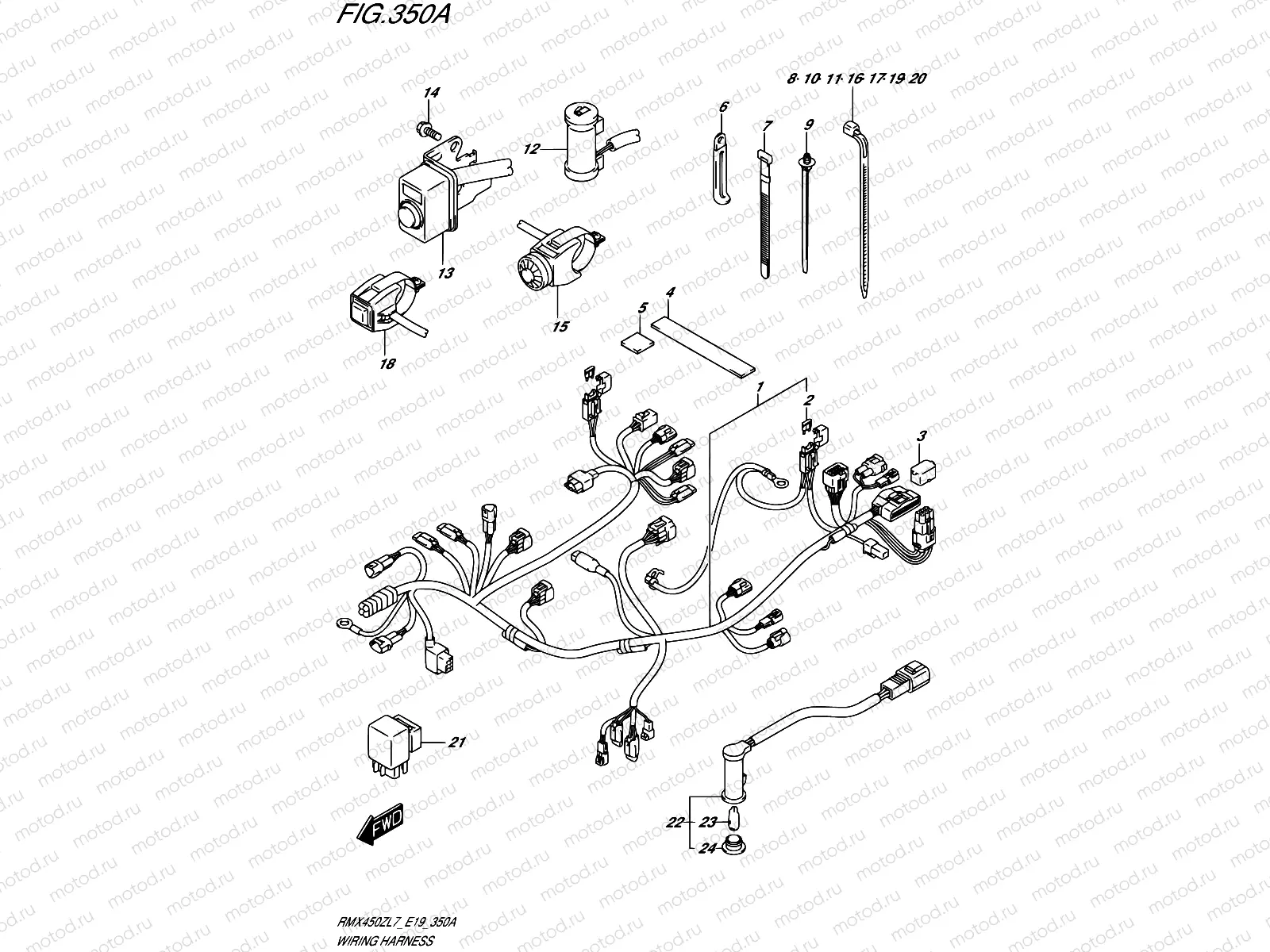 350A - WIRING HARNESS