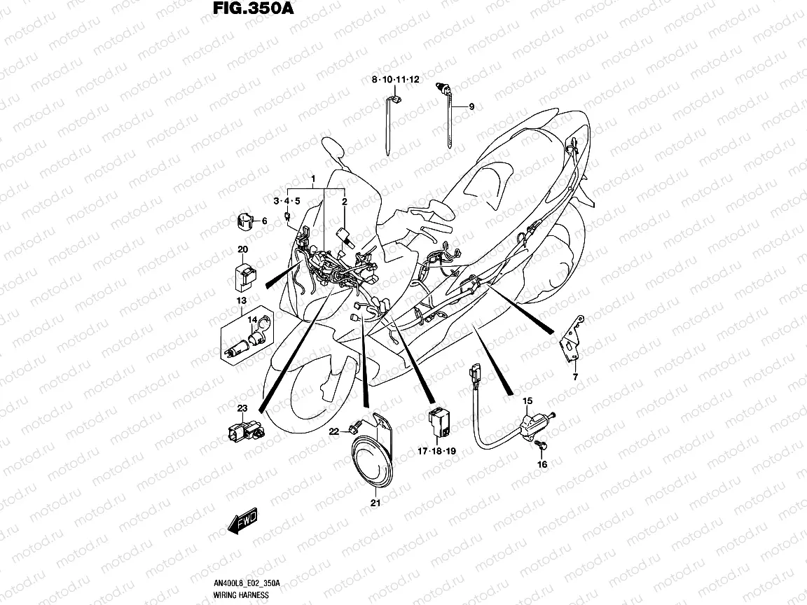 350A - WIRING HARNESS
