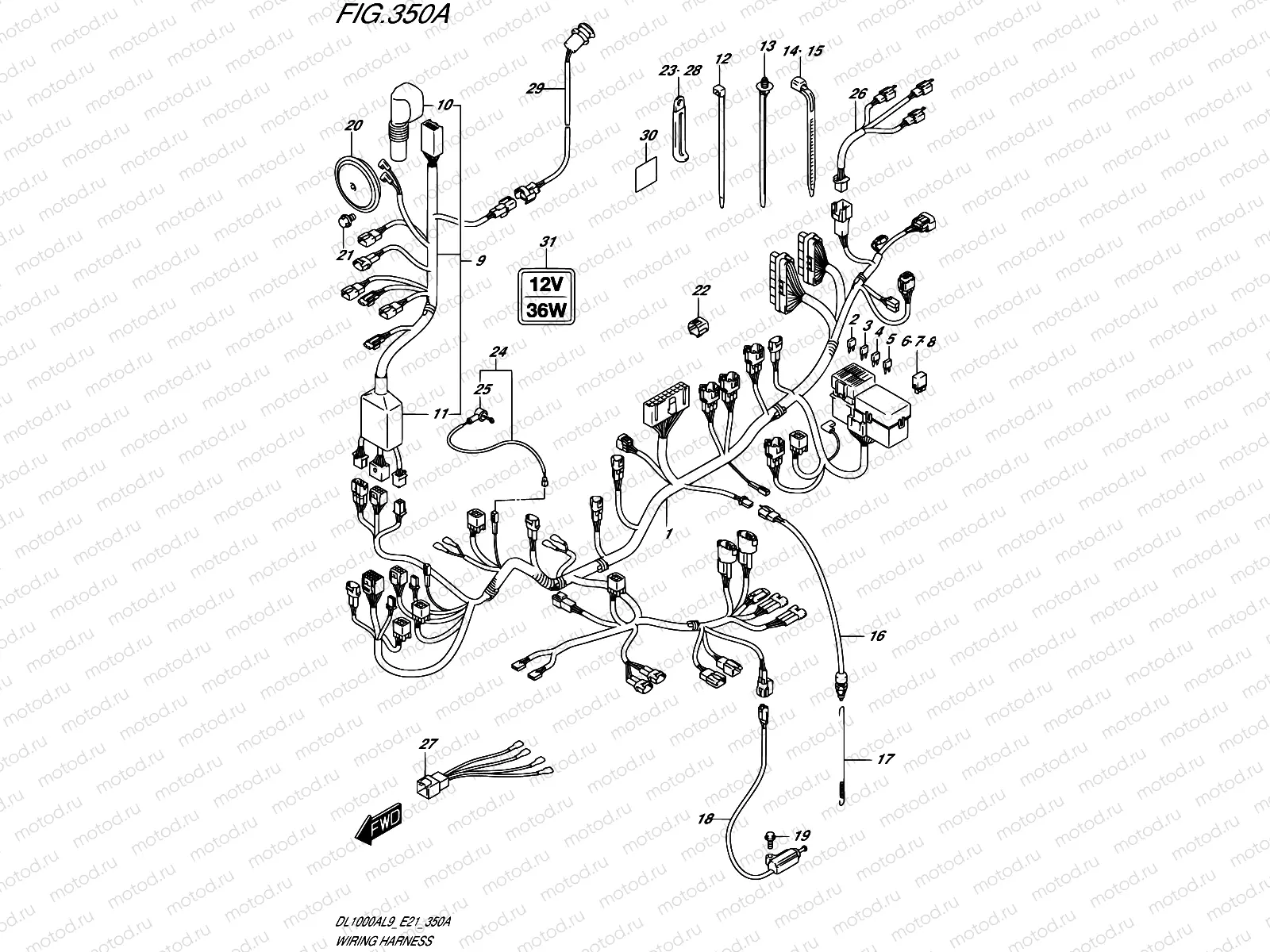 350A - WIRING HARNESS
