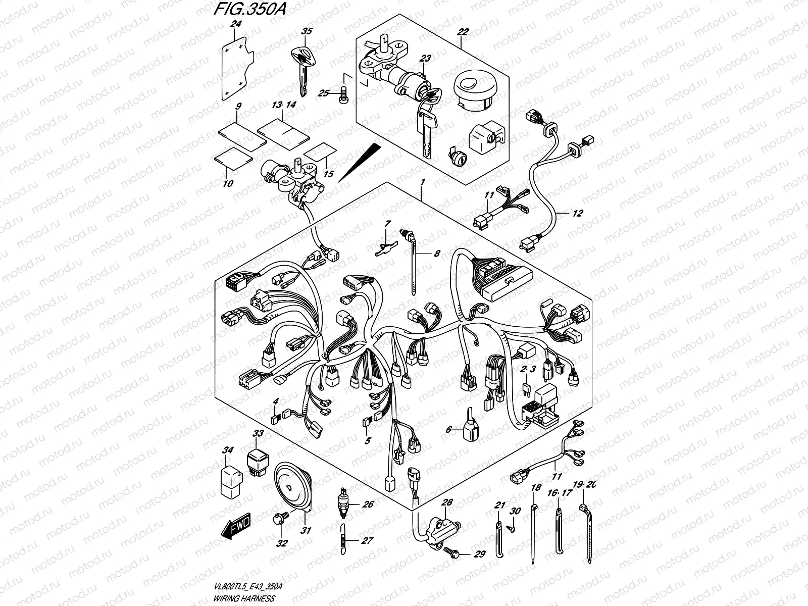350A - WIRING HARNESS