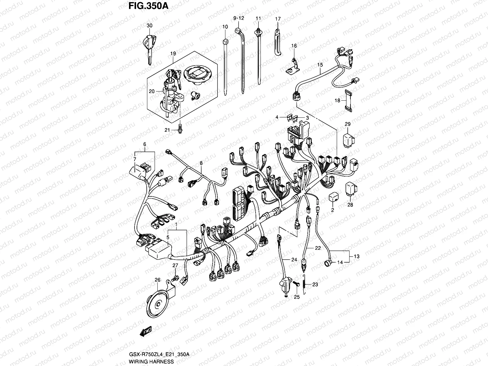 350A - WIRING HARNESS