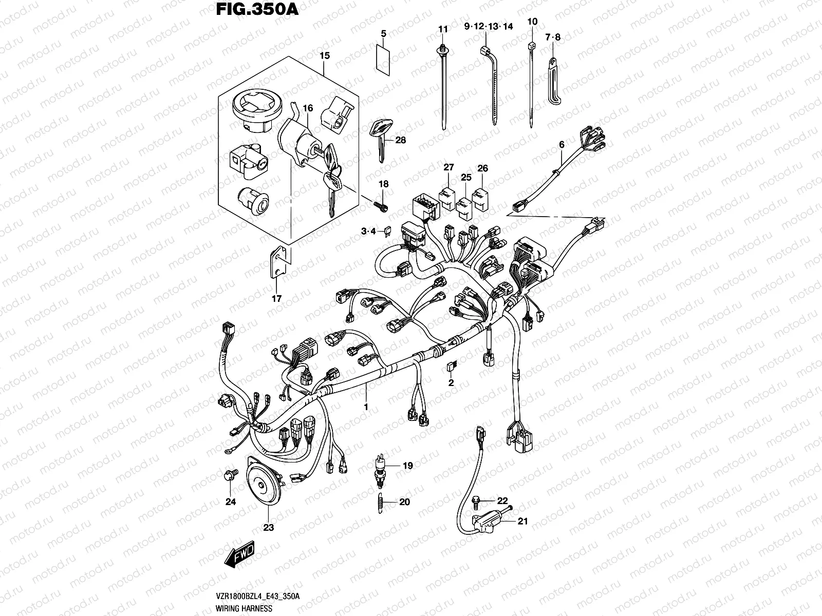 350A - WIRING HARNESS