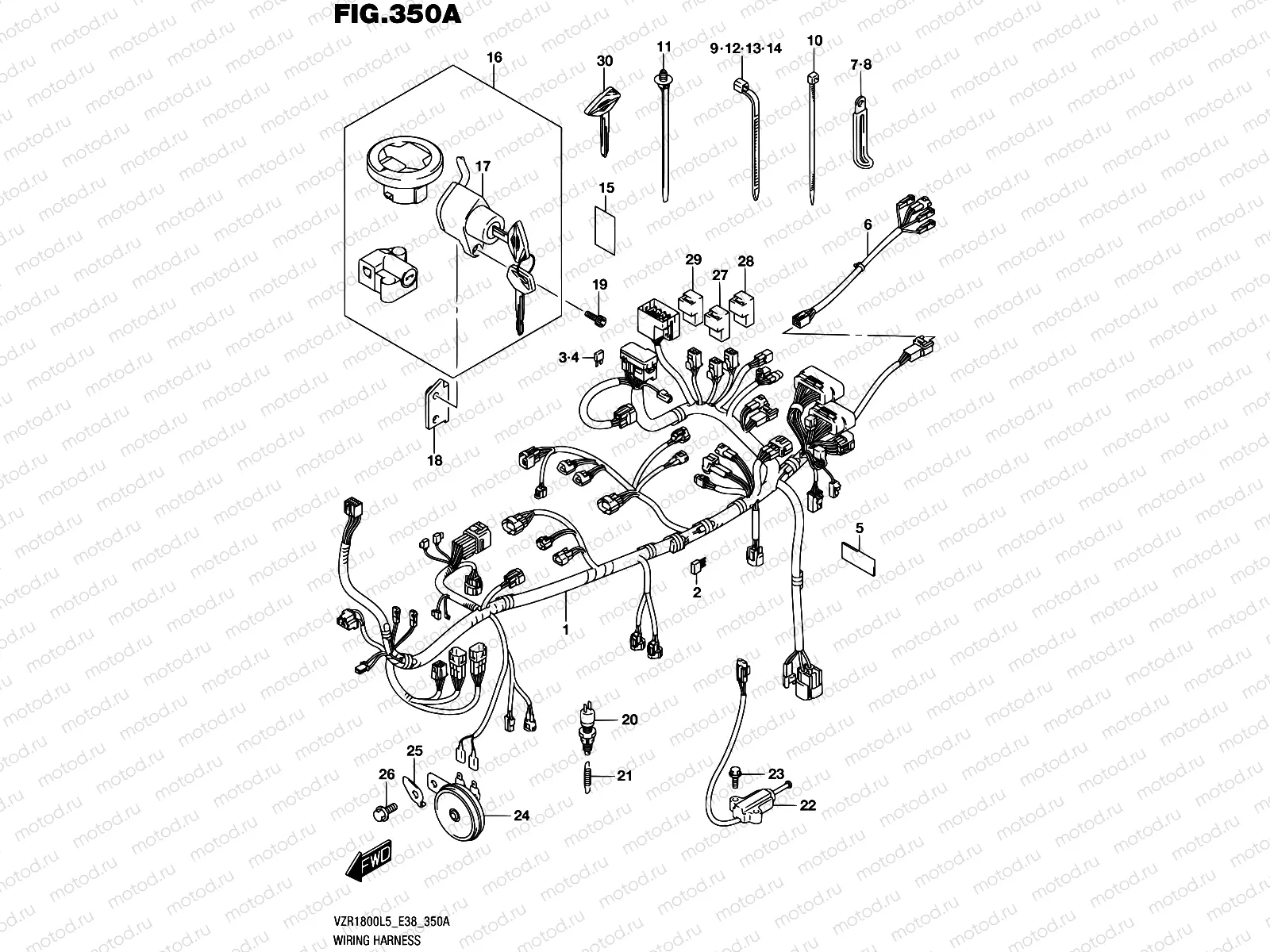 350A - WIRING HARNESS