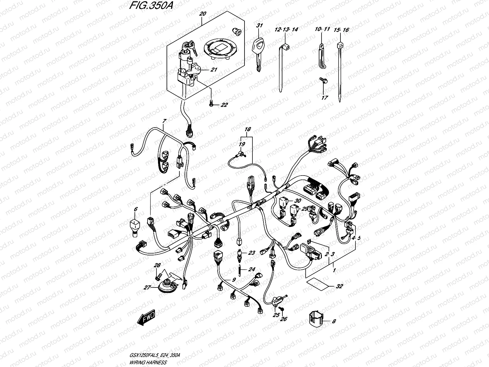 350A - WIRING HARNESS
