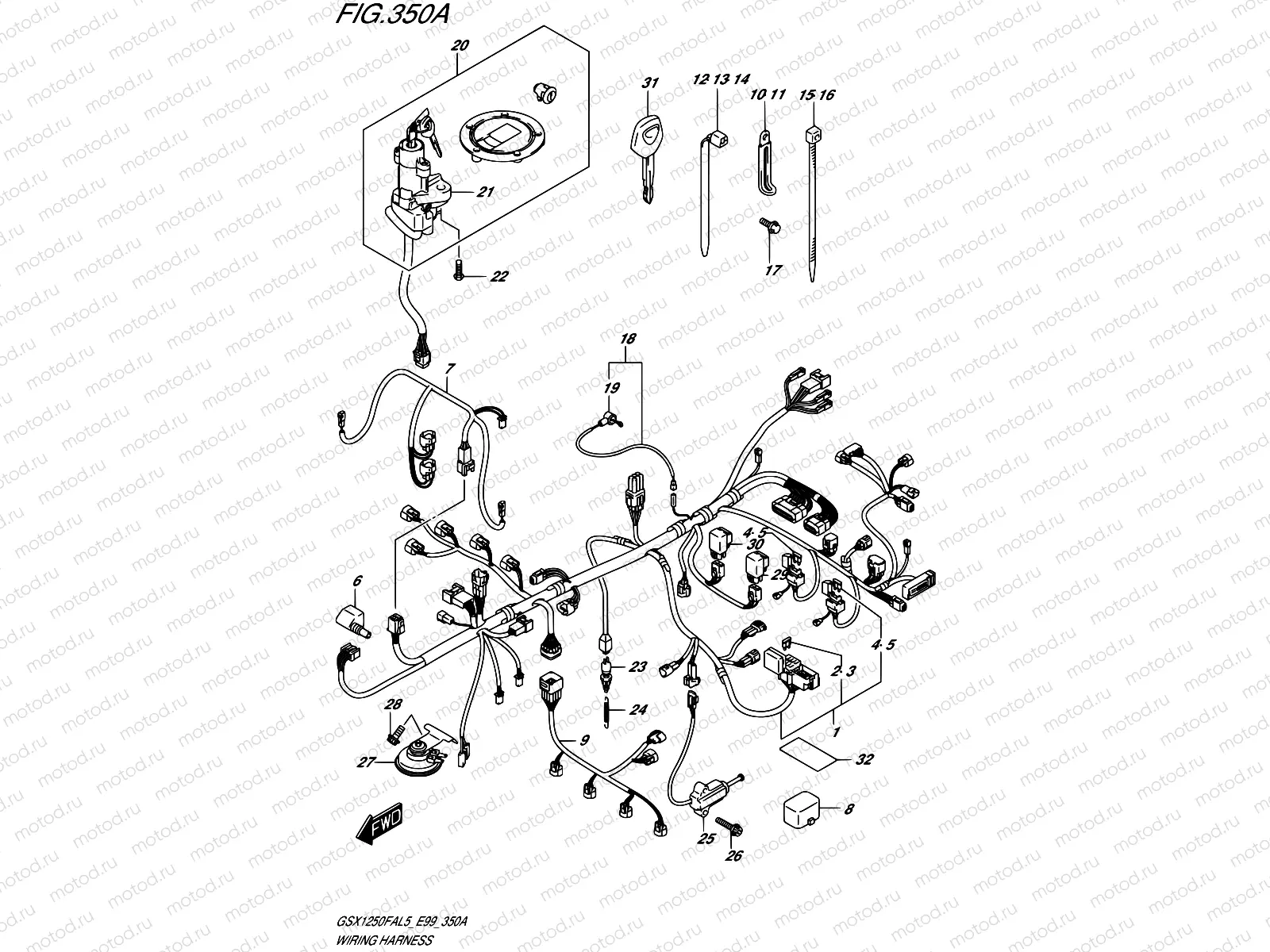 350A - WIRING HARNESS