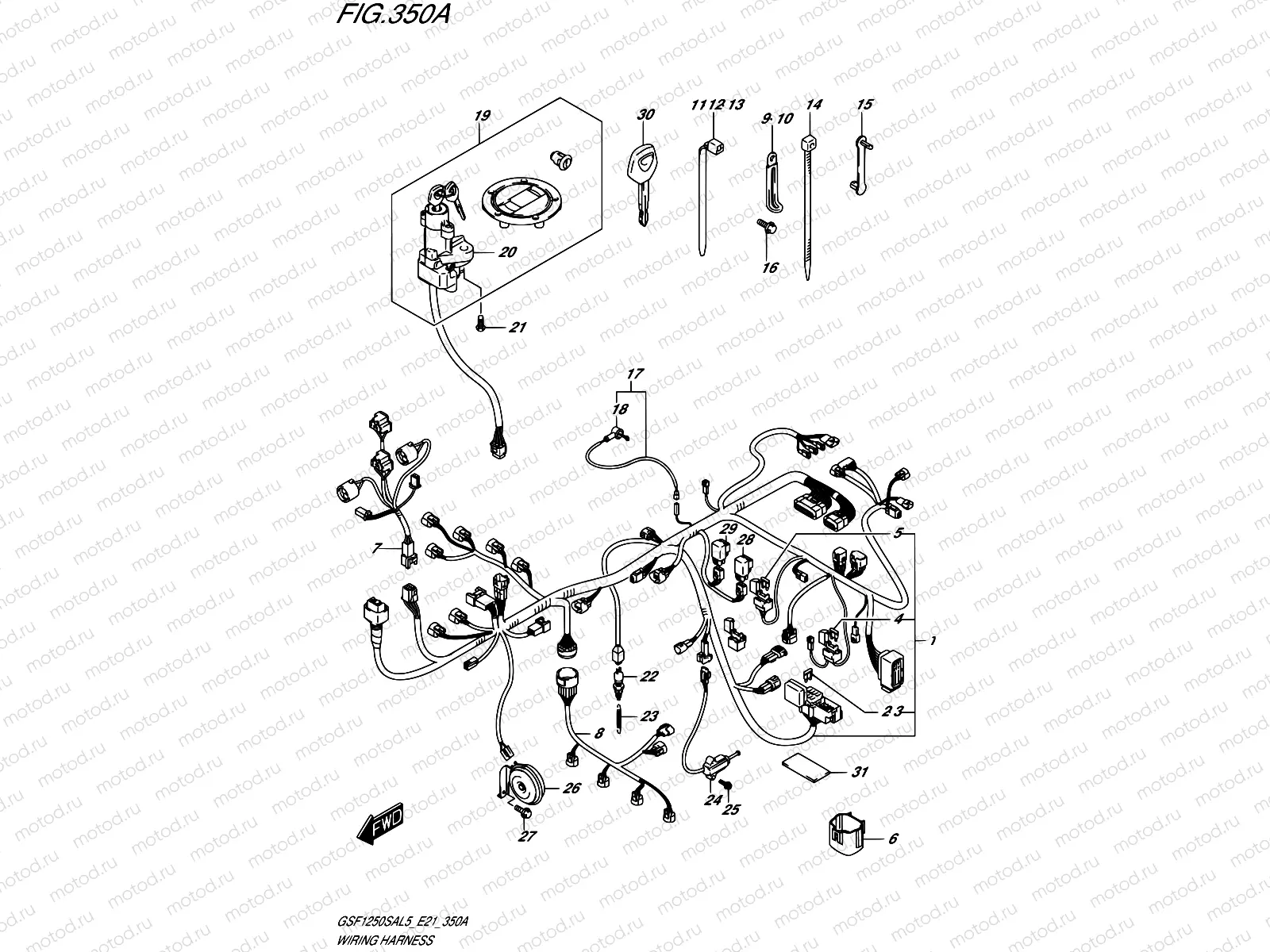 350A - WIRING HARNESS