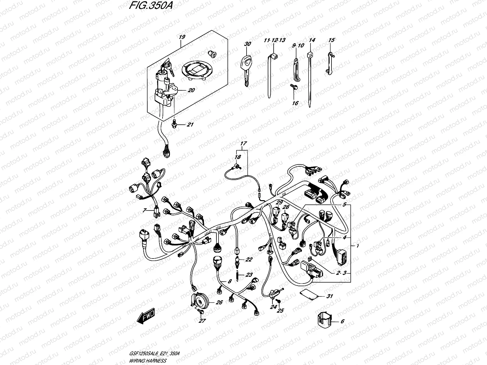 350A - WIRING HARNESS