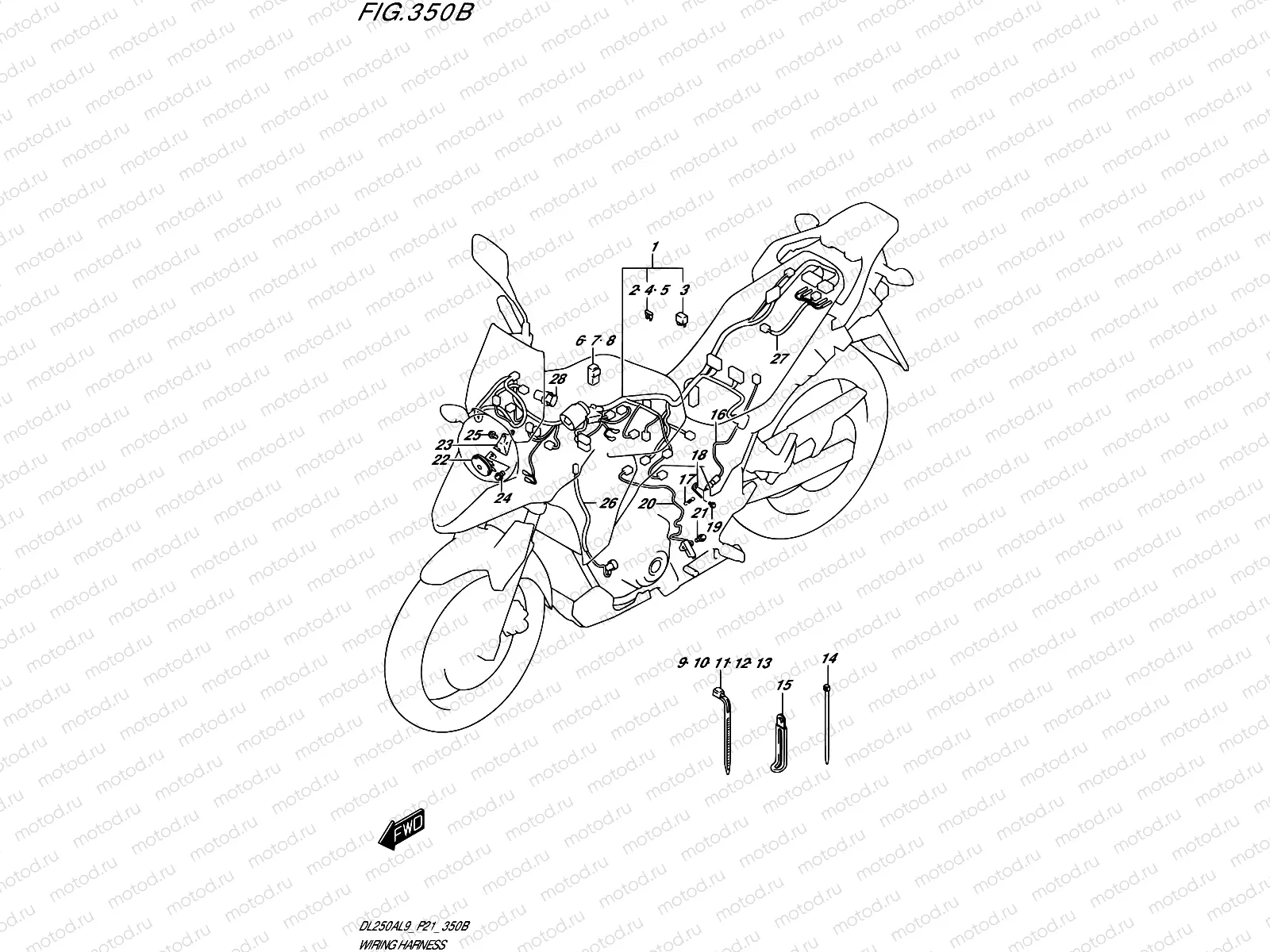 350B - WIRING HARNESS