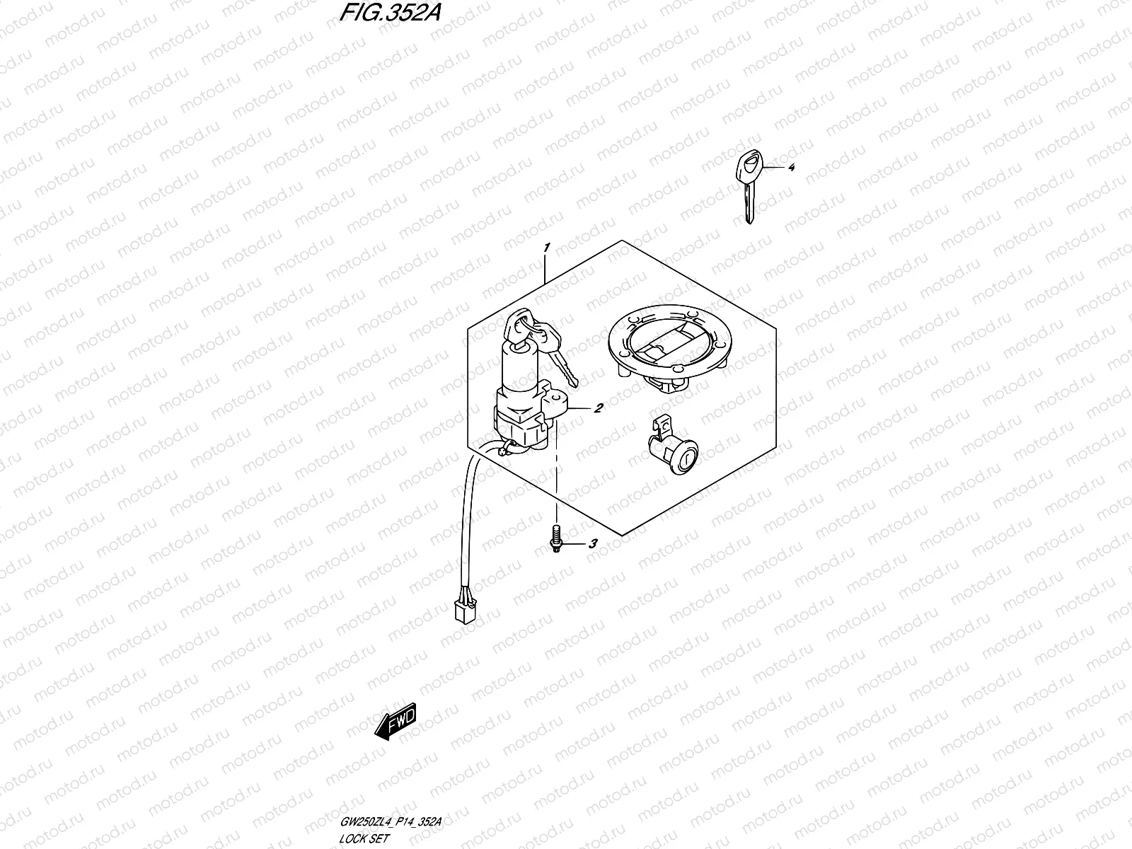 352A - LOCK SET