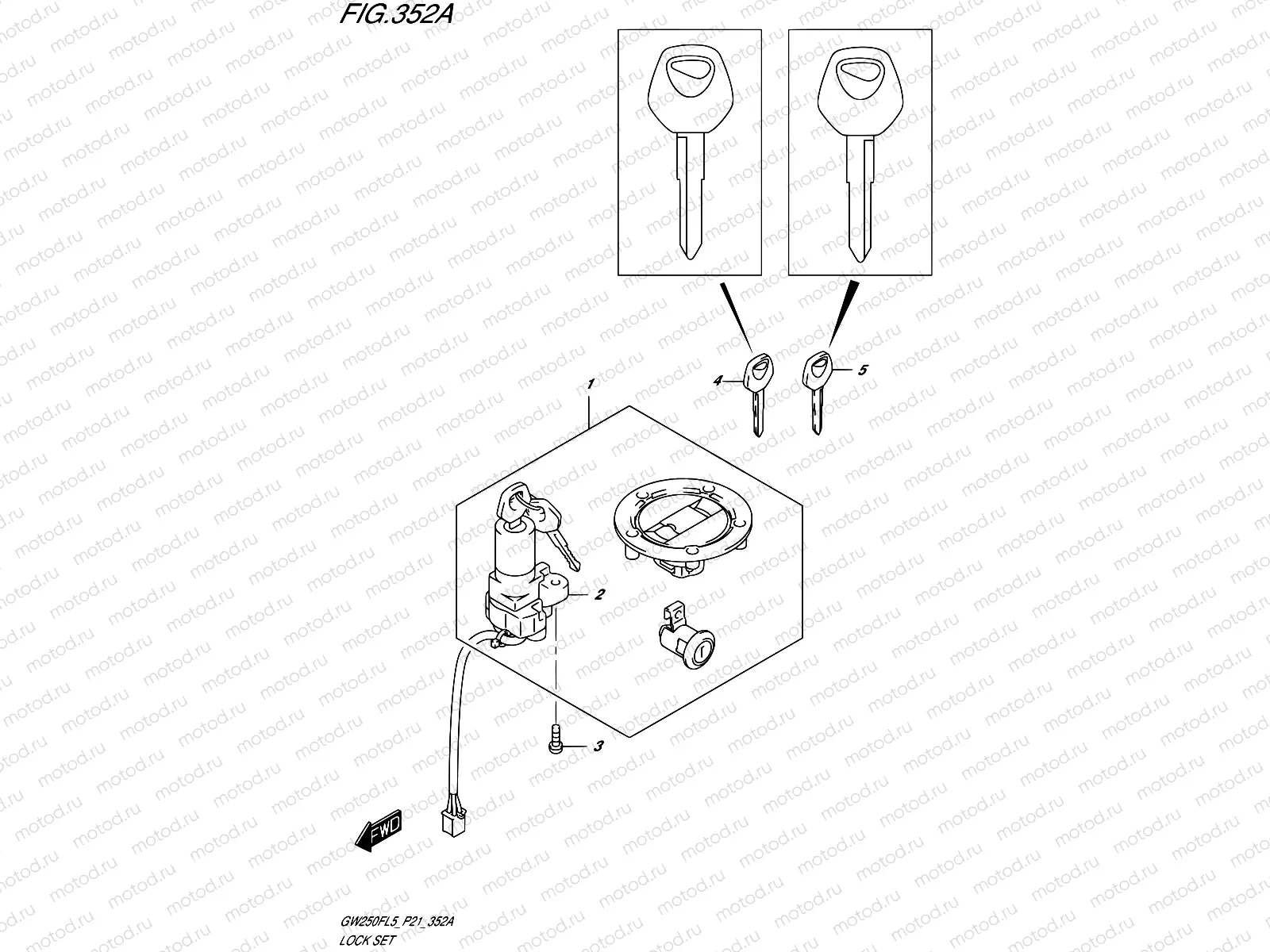 352A - LOCK SET