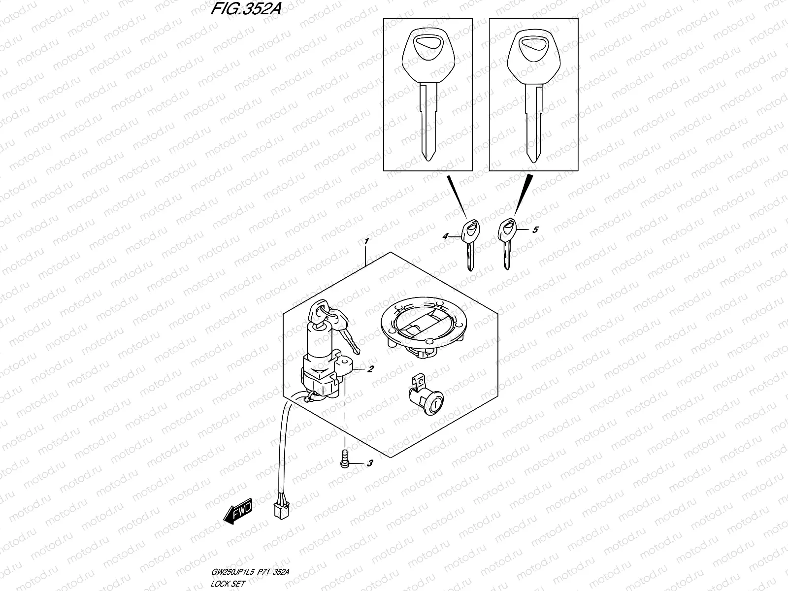 352A - LOCK SET