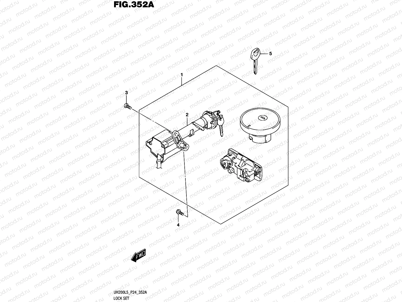352A - LOCK SET