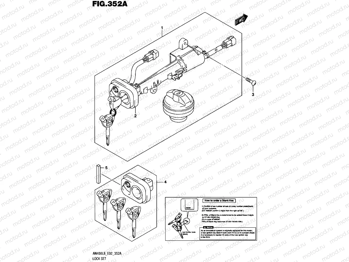 352A - LOCK SET