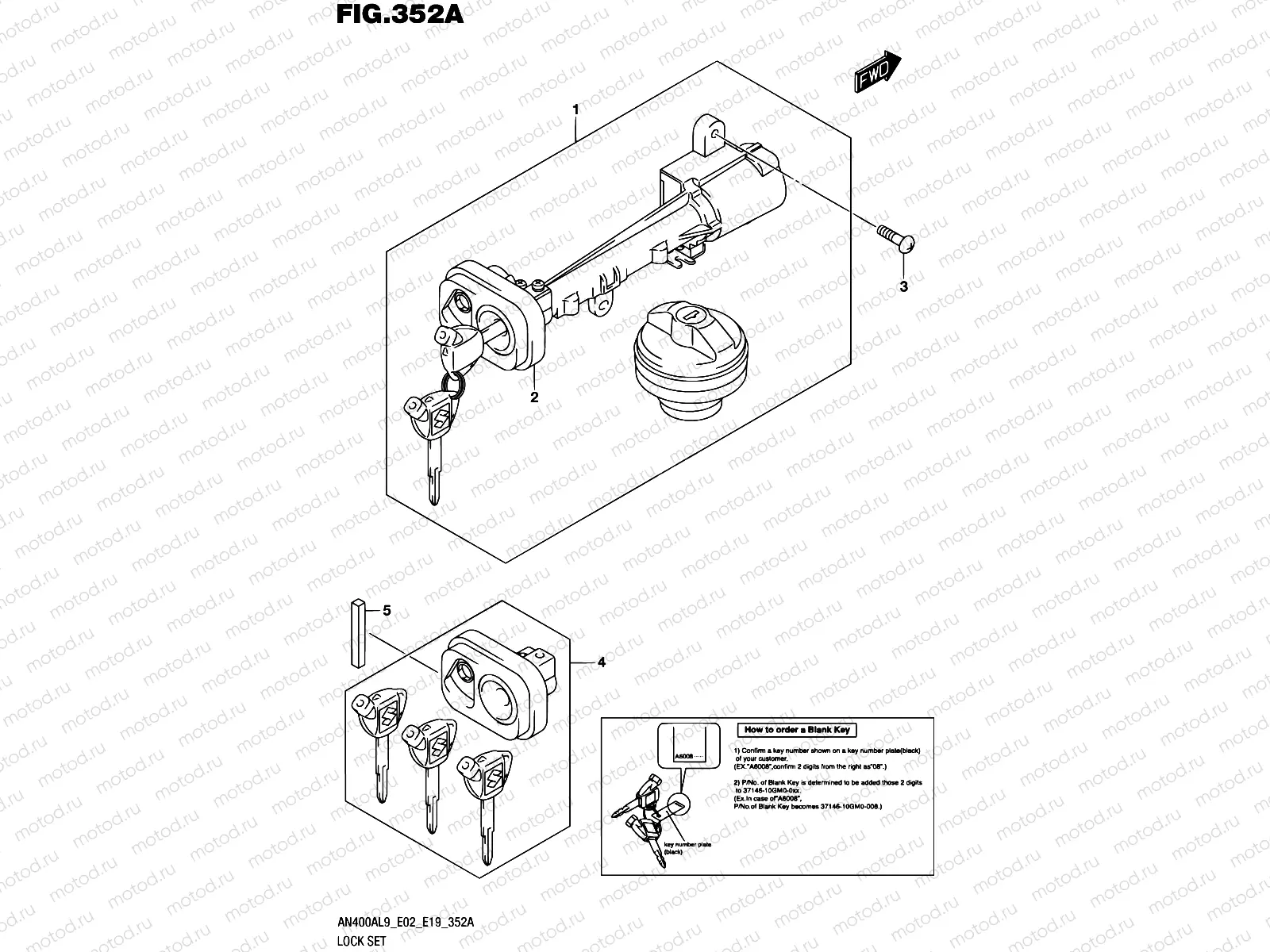 352A - LOCK SET