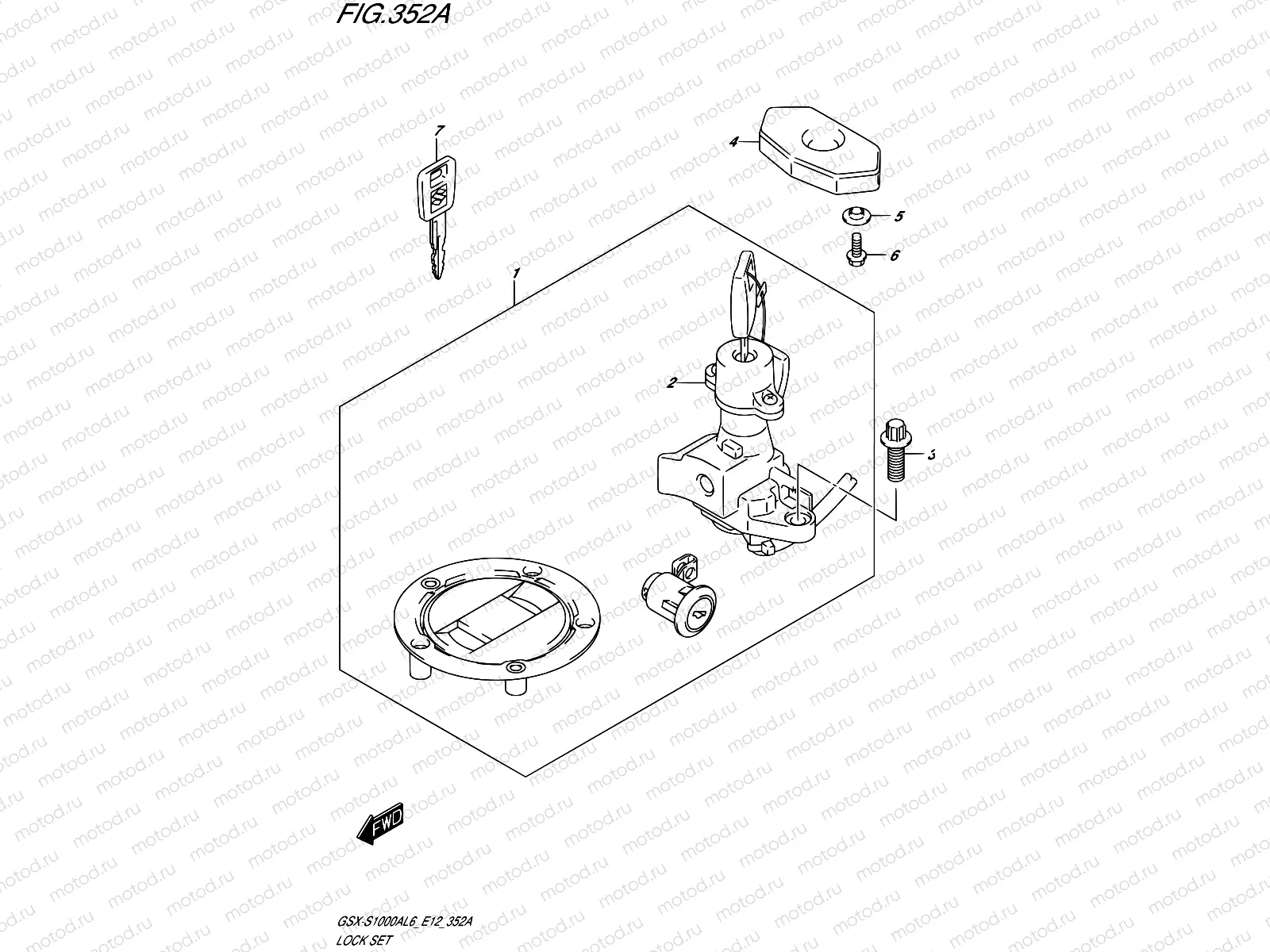 352A - LOCK SET
