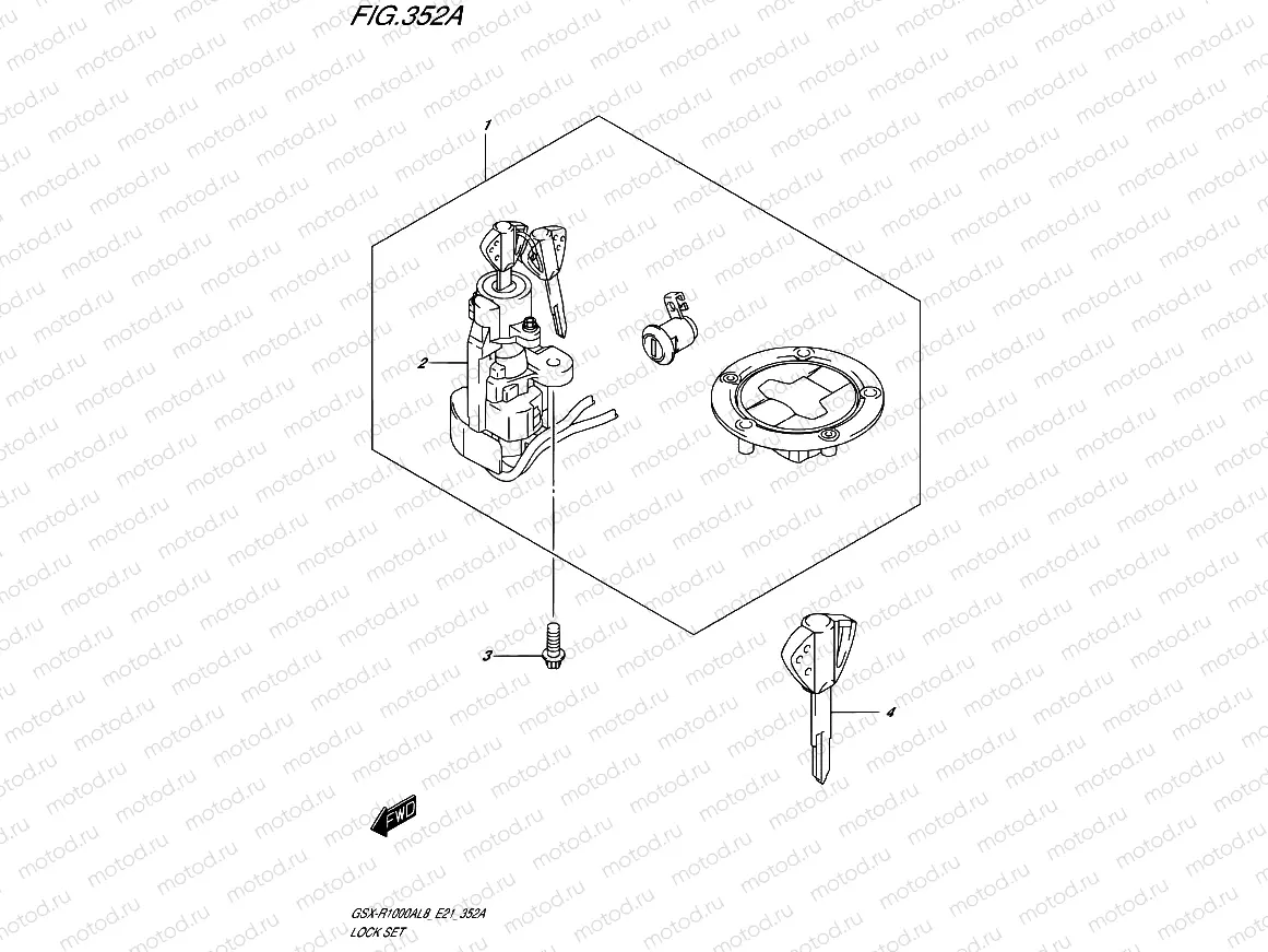 352A - LOCK SET
