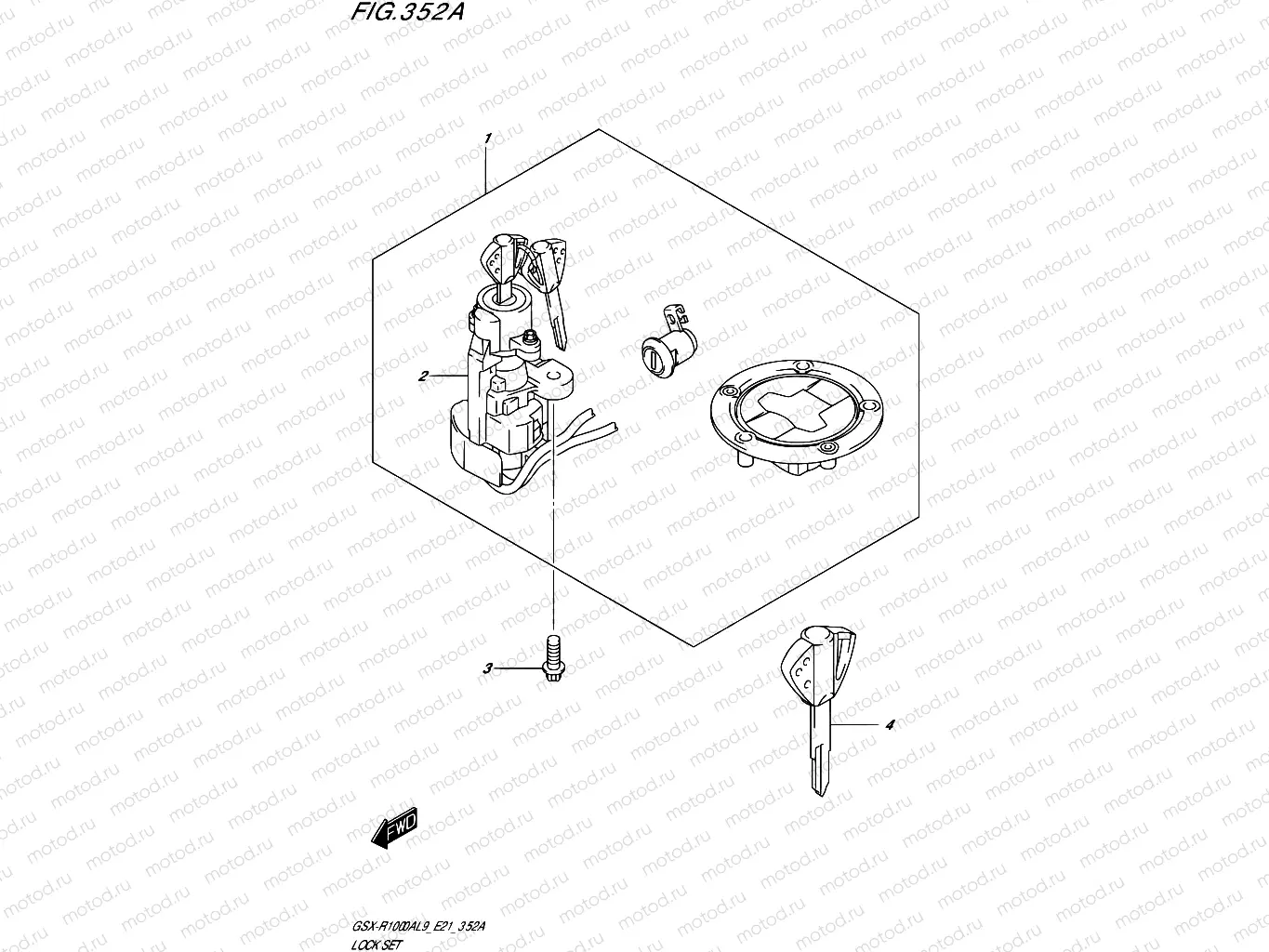 352A - LOCK SET