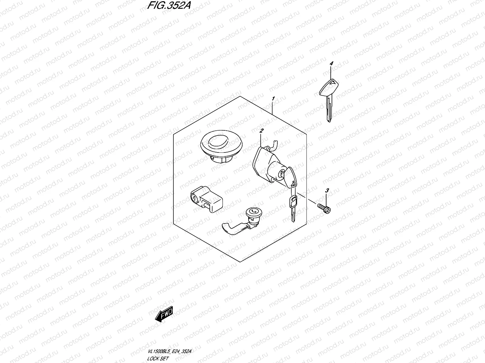 352A - LOCK SET