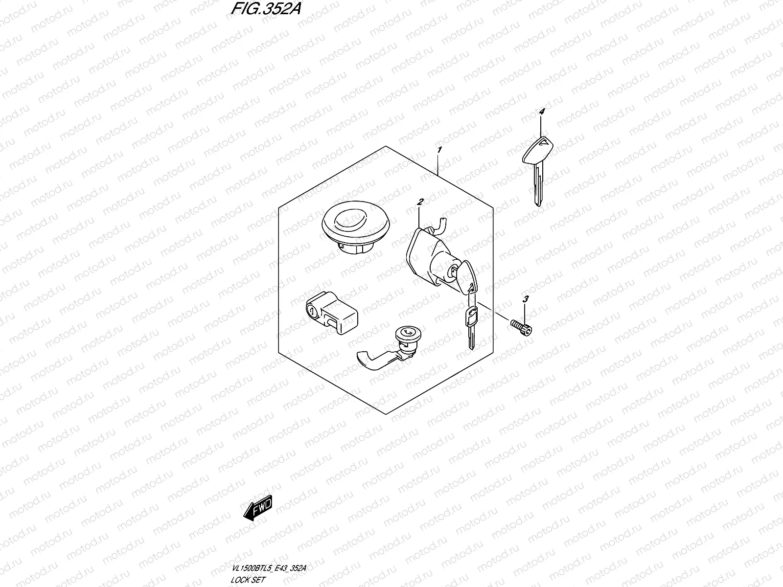 352A - LOCK SET