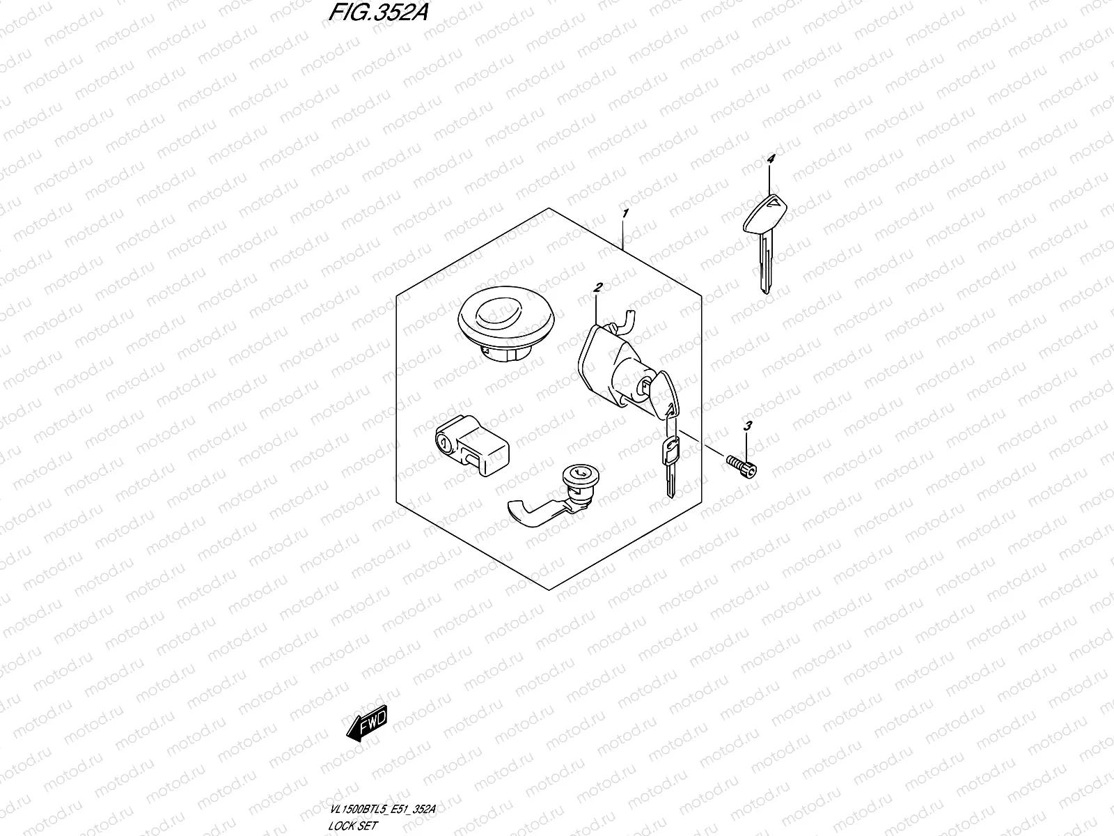 352A - LOCK SET