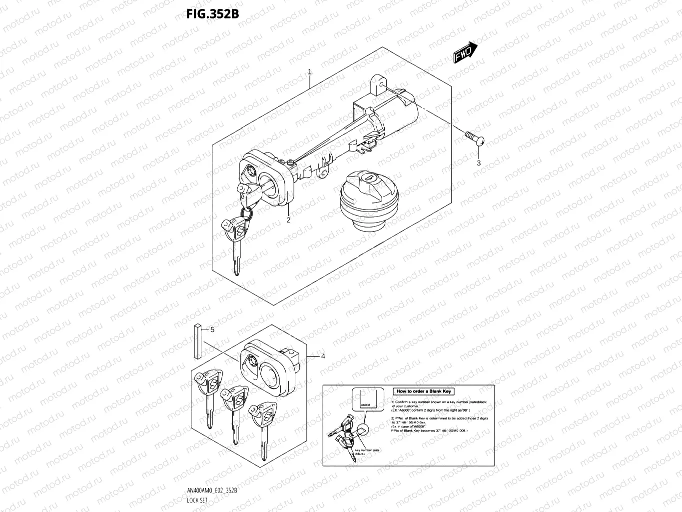 352B - LOCK SET