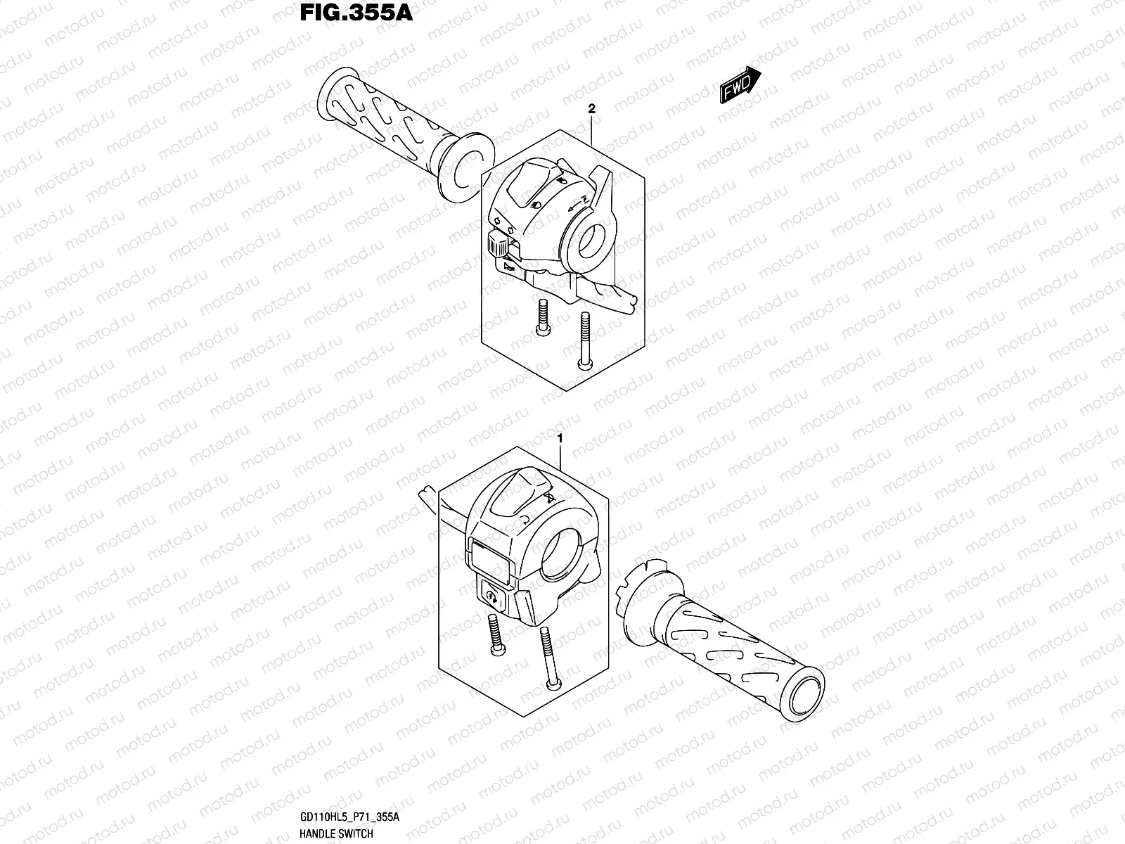 355A - HANDLE SWITCH