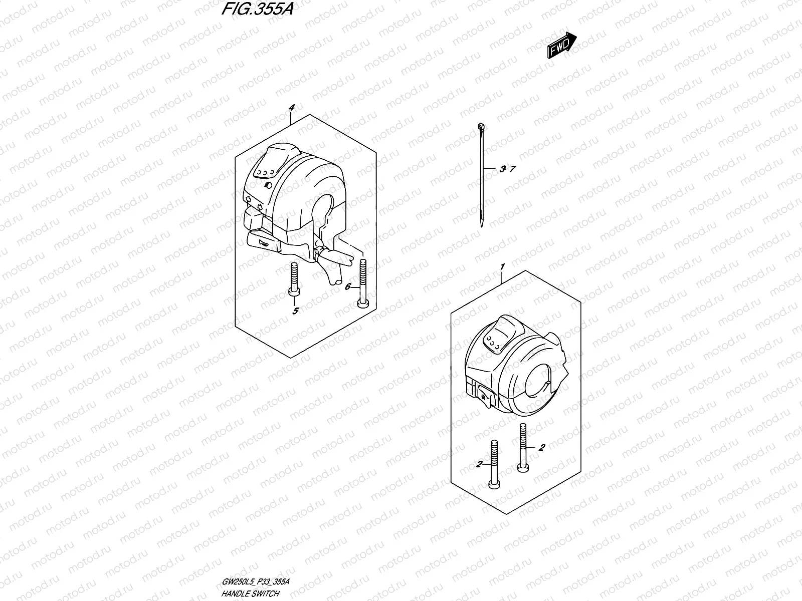 355A - HANDLE SWITCH