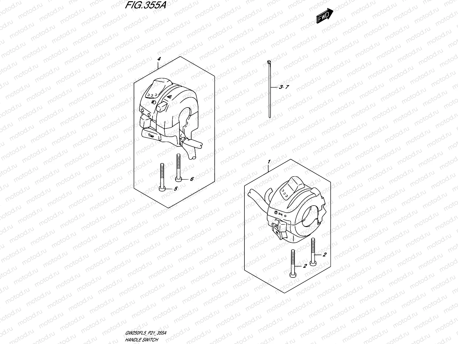355A - HANDLE SWITCH