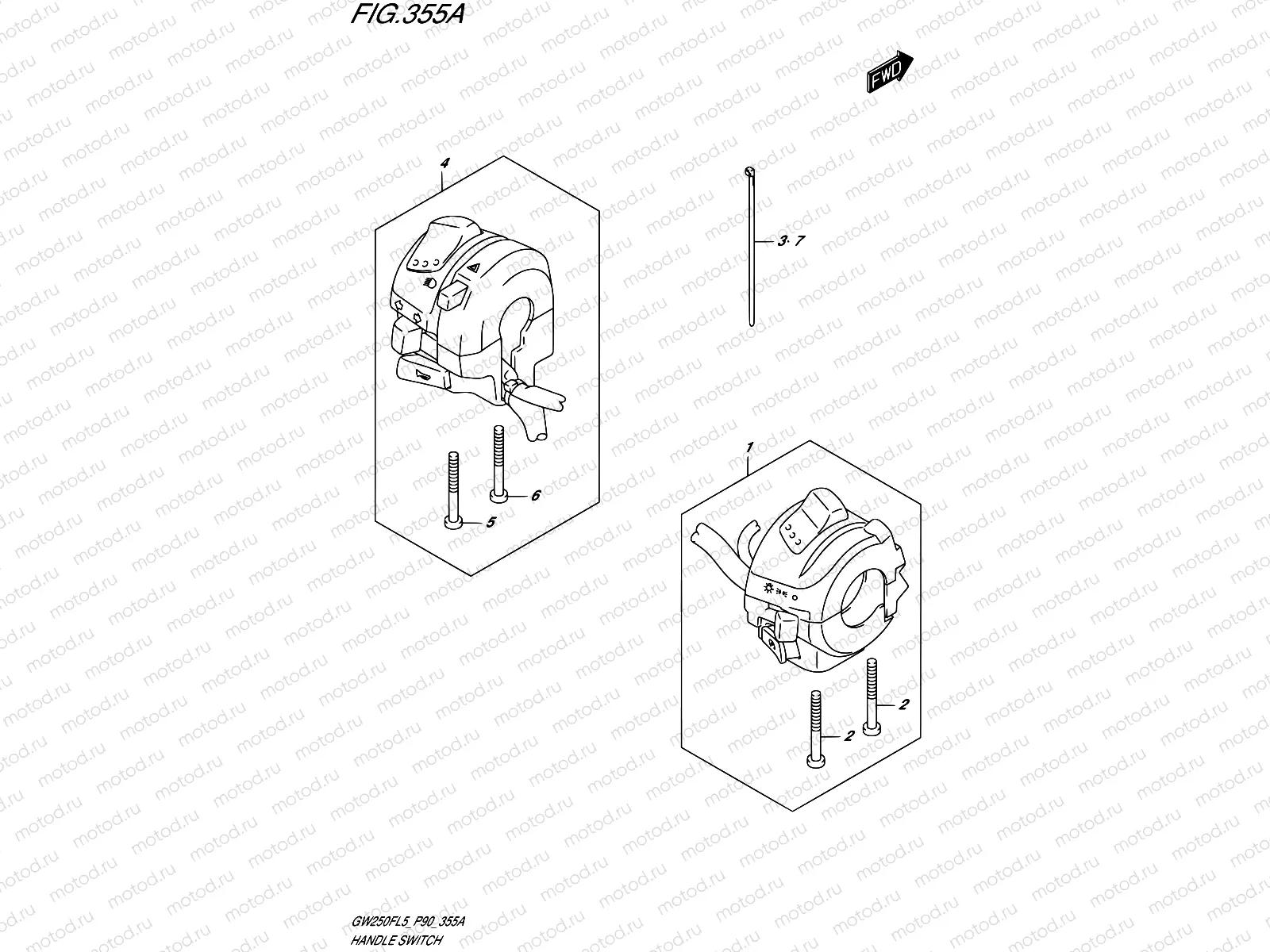 355A - HANDLE SWITCH