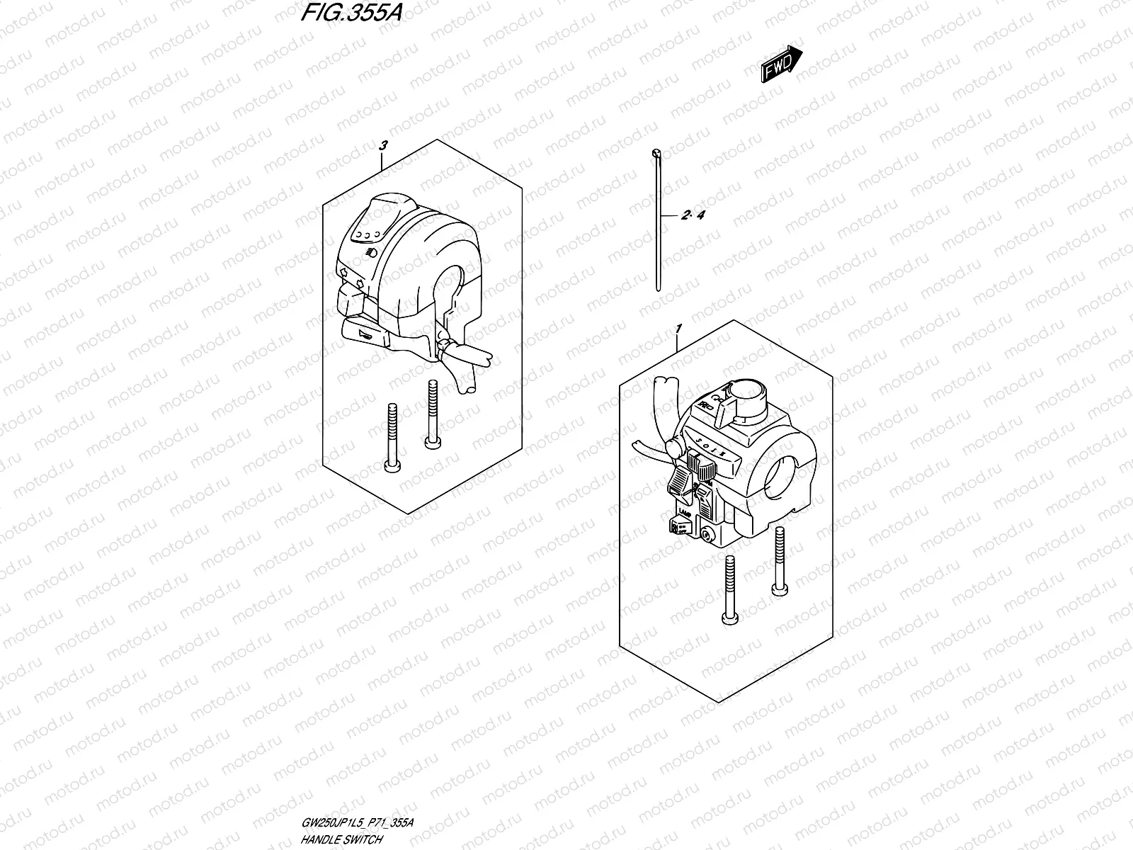 355A - HANDLE SWITCH